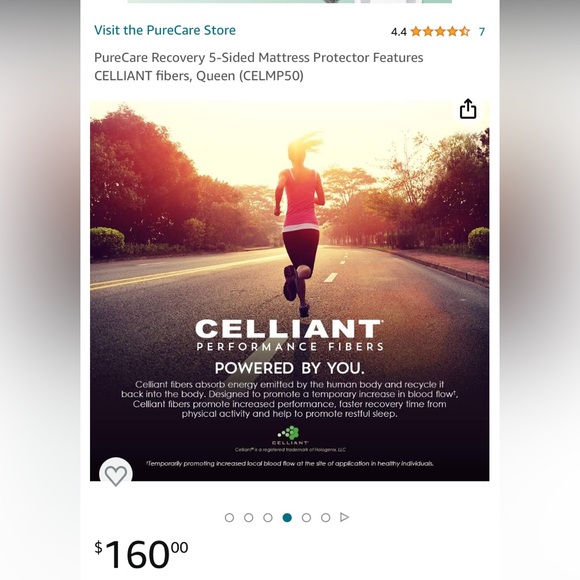 New 5-Sided Mattress Protector Features CELLIANT fibers - Picture 5 of 6